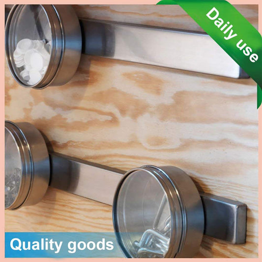 12 Pack Neodymium Bar Magnets with Double-Sided Adhesive, Strong Magnet Heavy Duty Magnetic Strips, Powerful Rare Earth Metal Magnet for Locker, Fridge, Office - 60x10x5 mm