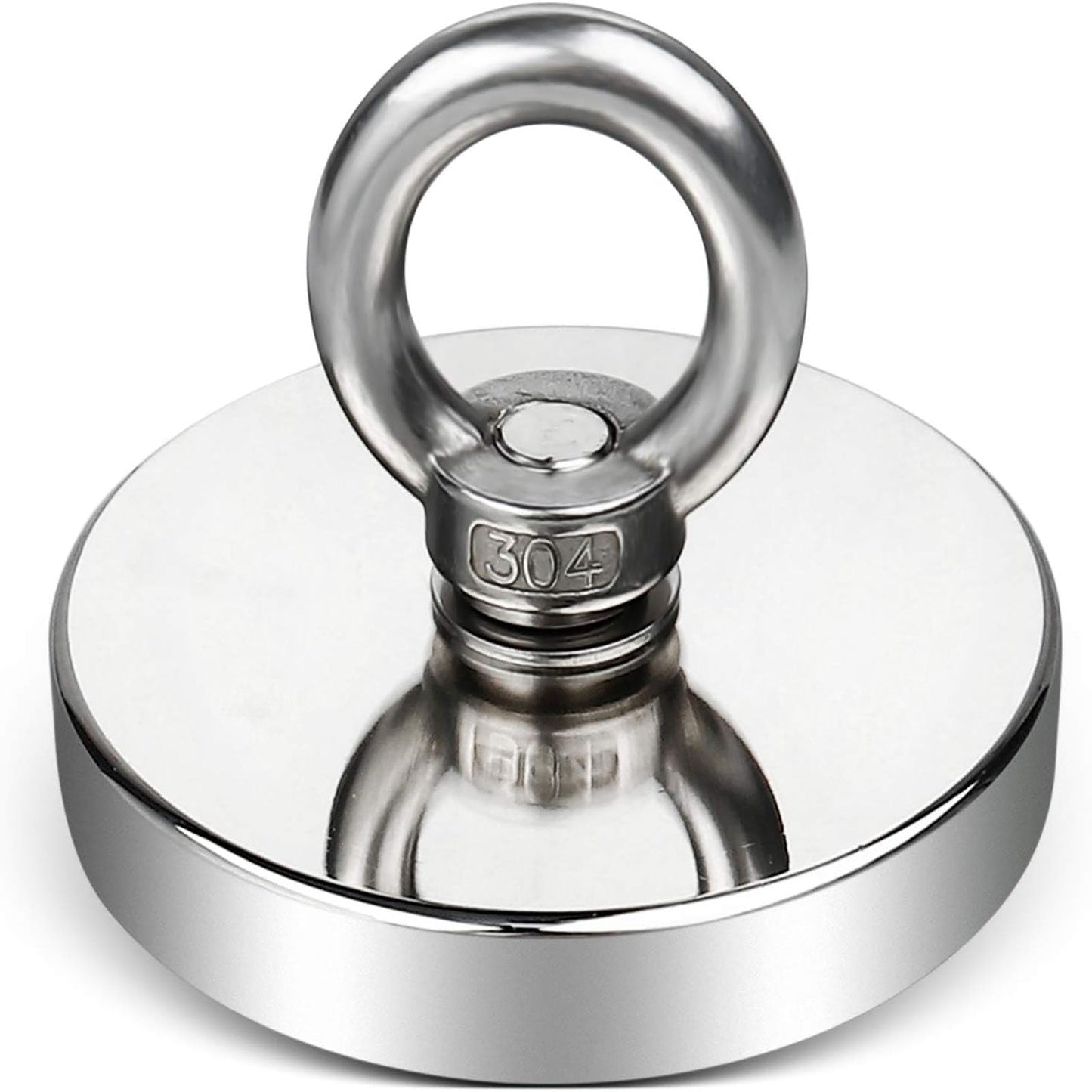 DIYMAG Super Strong Neodymium Fishing Magnets, 1500 lbs(680 KG) Pulling Force Rare Earth Magnet with Countersunk Hole Eyebolt Diameter 4.72 inch(120mm) for Retrieving in River and Magnetic Fishing