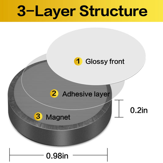 DIYMAG Strong Magnets 75Pcs 0.98x0.2Inch Fridge Refrigerator Magnet for Crafts with Adhesive Backing Magnetic Small Black Button Ceramic Circle Craft Round Heavy Duty Adhesive Neodymium Whiteboard