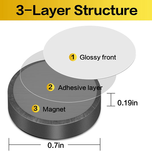 DIYMAG Strong Magnets 400Pcs 0.71x0.12Inch Fridge Refrigerator Magnet for Crafts with Adhesive Backing Magnetic Small Black Button Ceramic Circle Craft Round Heavy Duty Adhesive Neodymium Whiteboard