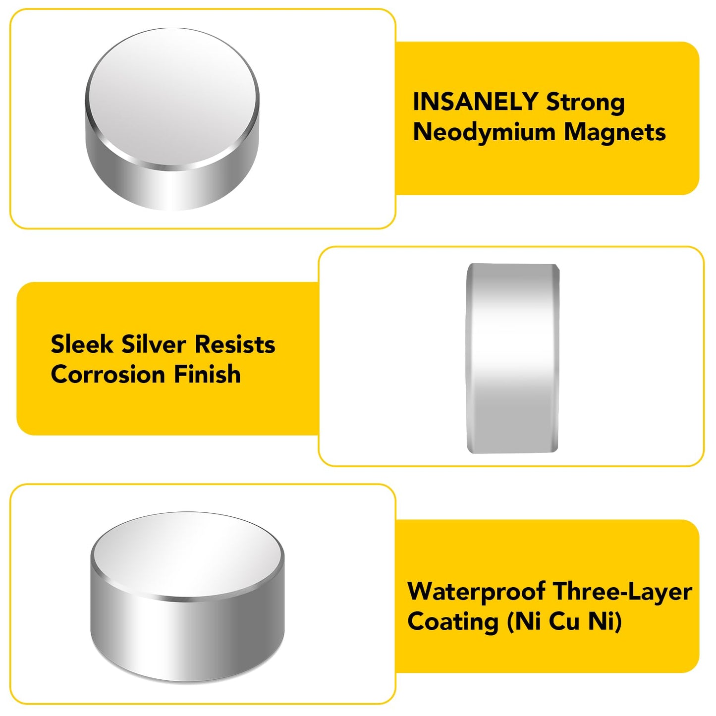 DIYMAG Large Neodymium Magnet, 1.57"x0.79"(40x20mm) Strong Magnets Round High Power Rare Earth Magnets Permanent Magnetic Disc for Tag Remover Tool 1 Piece
