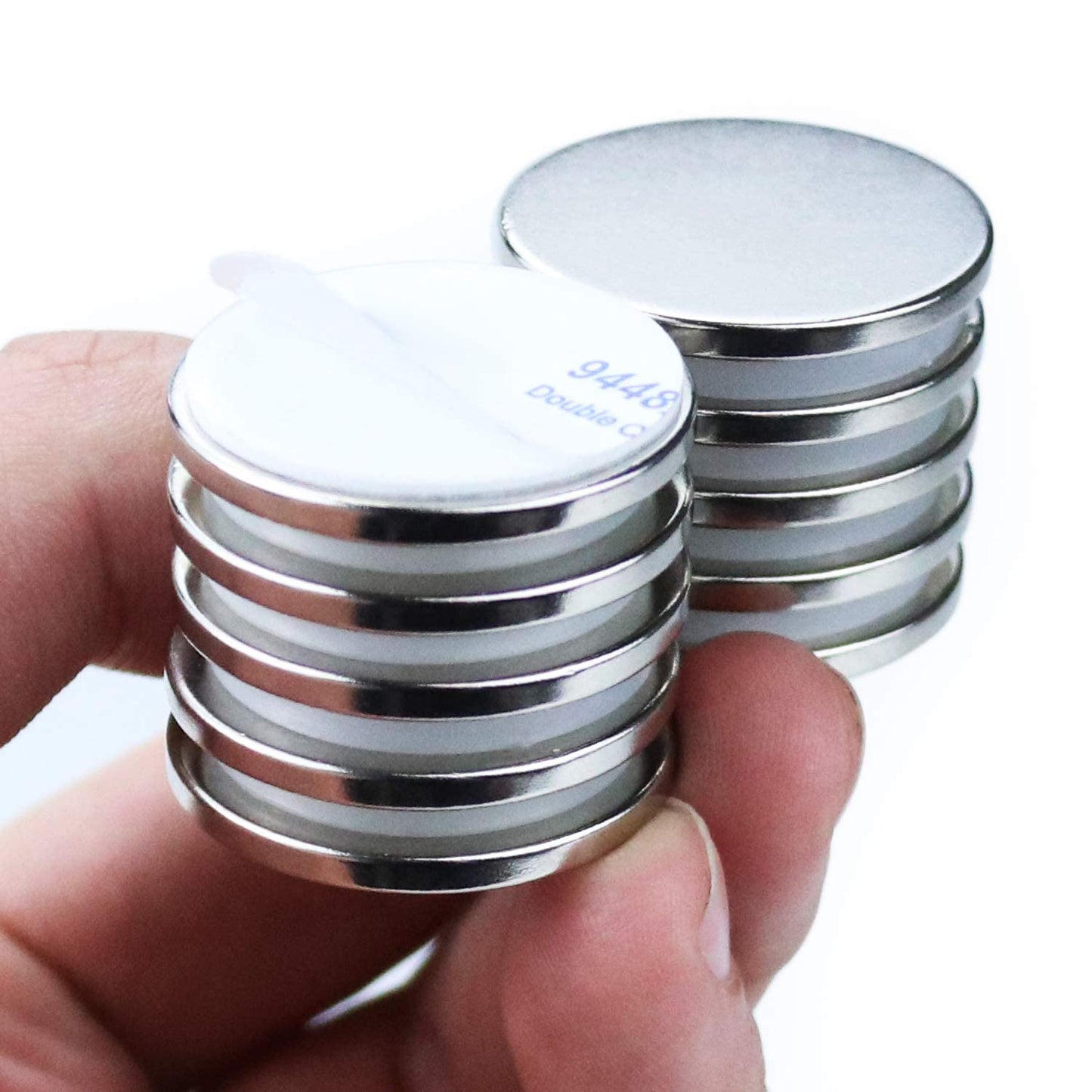 DIYMAG Powerful N52 Neodymium Disc Magnets, Permanent, Strong, Rare Earth Magnets. Fridge, DIY, Building, Scientific, Craft, and Office - 1.26 inch x 1/8 inch, Pack of 10