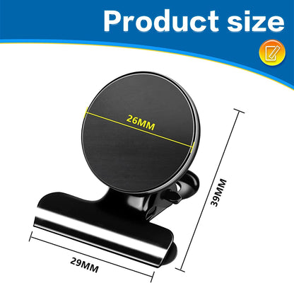 DIYMAG Hanging Photo Magnetic Clips, 20 Pack Fridge Magnets Heavy Duty Holder Party Graduation Collage Picture  Display Diy Clip for Refrigerator Home Whiteboard Office Locker Classroom Balck