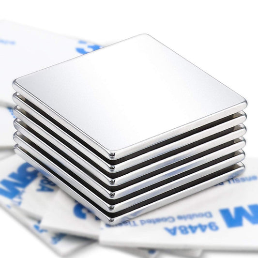 DIYMAG Strong Permanent Rare Earth Magnets,Powerful Neodymium Square Magnets for Fridge, DIY, Building, Science, Craft, and Office, 1.16 inch x 1.16 inch x 0.08 inch 6 Pack